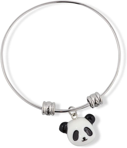 Panda Pandas Bracelet Bangle Charm Gift for Kids Women Men Girls and Boys Jewelry Panda Bear Gifts Giant Stuff Accessories Baby Decor