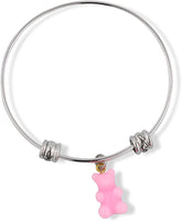 Emerald Park Jewelry Gummy Bear Fancy Charm Bangle