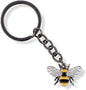 EPJ Bee Jewelry Bee Keychain Gifts for Women Men Girls Boys Kids Honeycomb Jewellery Accessories Decor Bumblebee Honey, Silver, Medium