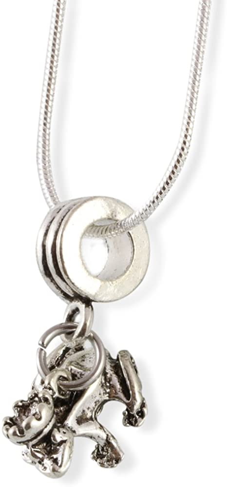 Emerald Park Jewelry Frog Prince with Crown Snake Chain Necklace