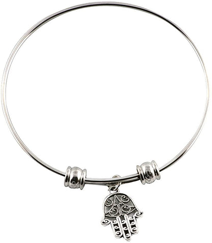 Emerald Park Jewelry Hamsa Bangle
