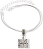 Coast Guard Bracelet | Coast Gaurd Stainless Steel Snake Chain Charm Bracelet