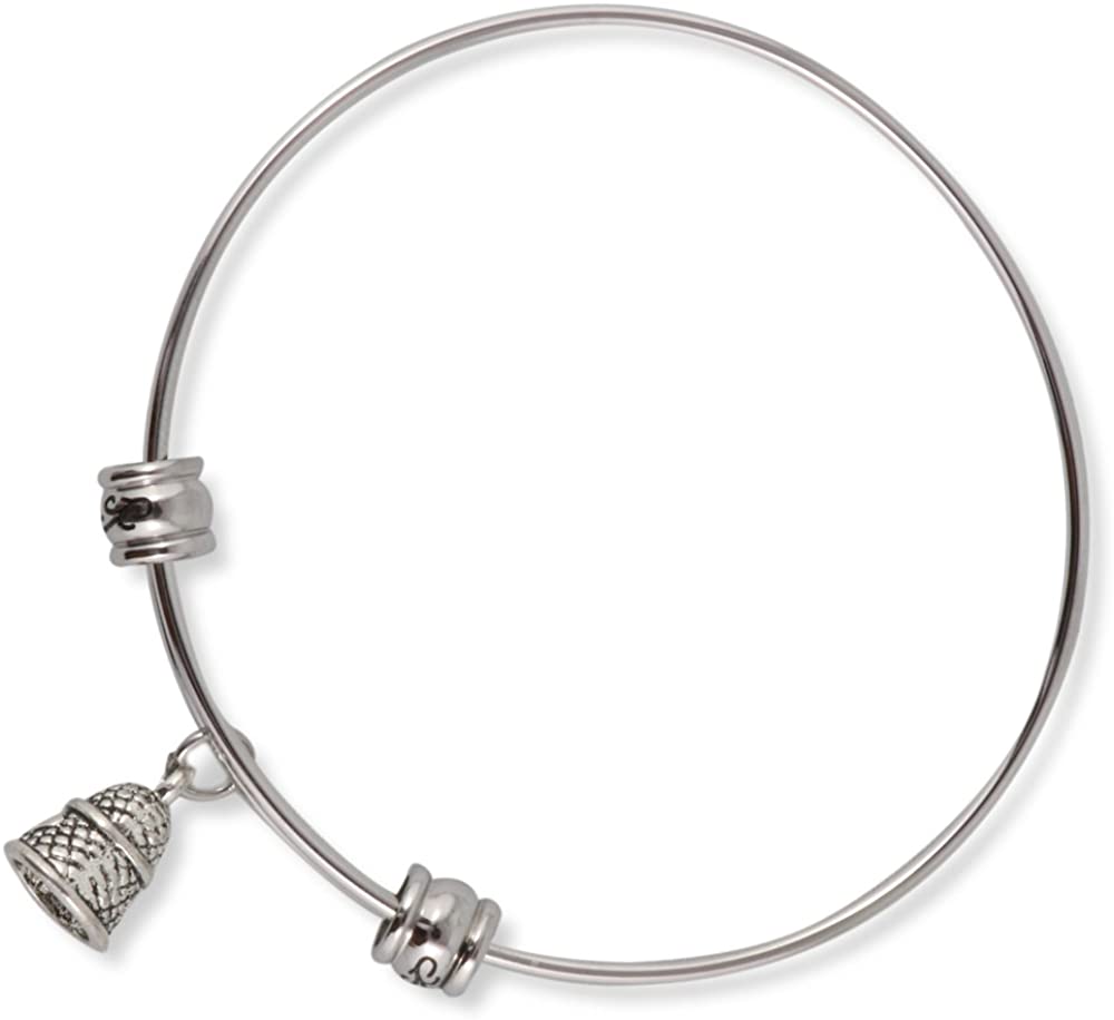Sewing Thimble Fancy Bangle