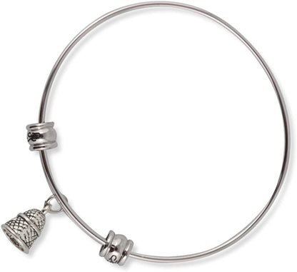 Sewing Thimble Fancy Bangle