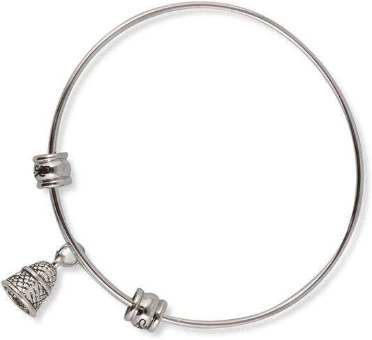 Sewing Thimble Fancy Bangle
