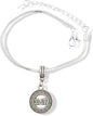 EPJ Sigma Delta Tau Sorority Snake Chain Charm Bracelet