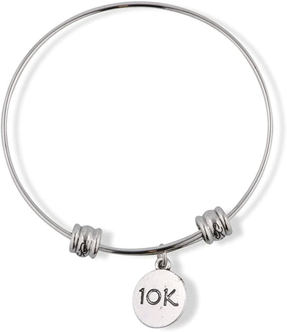 Emerald Park Jewelry 10k Running Fancy Charm Bangle