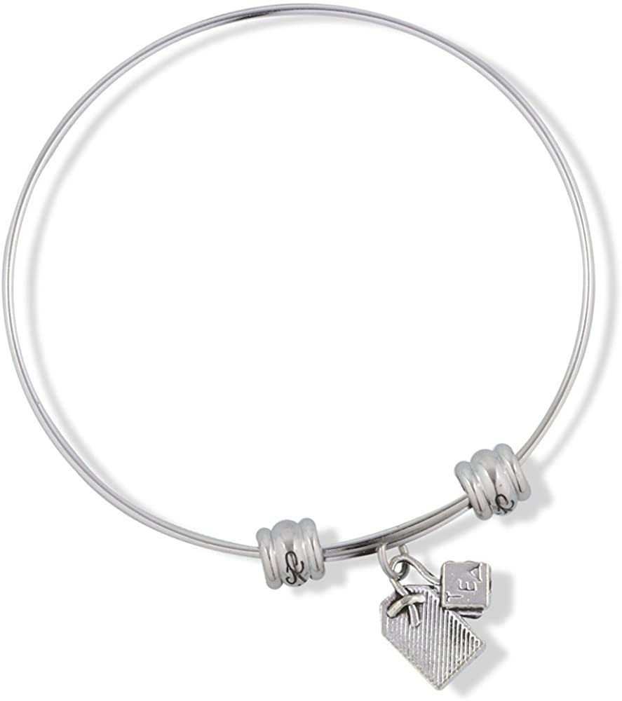 Tea Bag Tea Lovers Drinkers Fancy Charm Bangle Bracelet