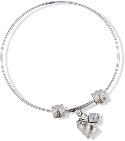 Tea Bag Tea Lovers Drinkers Fancy Charm Bangle Bracelet