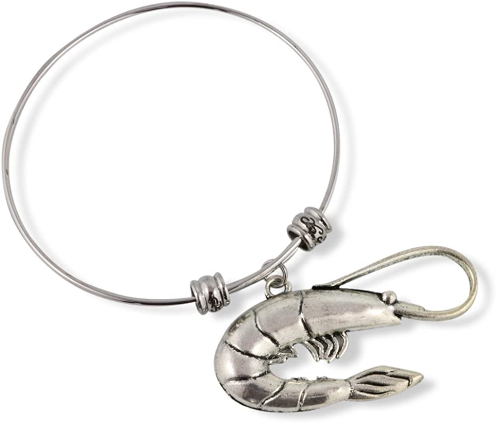 Emerald Park Jewelry Shrimp Large Fancy Bangle