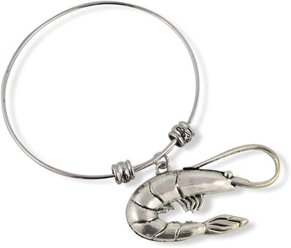 Emerald Park Jewelry Shrimp Large Fancy Bangle