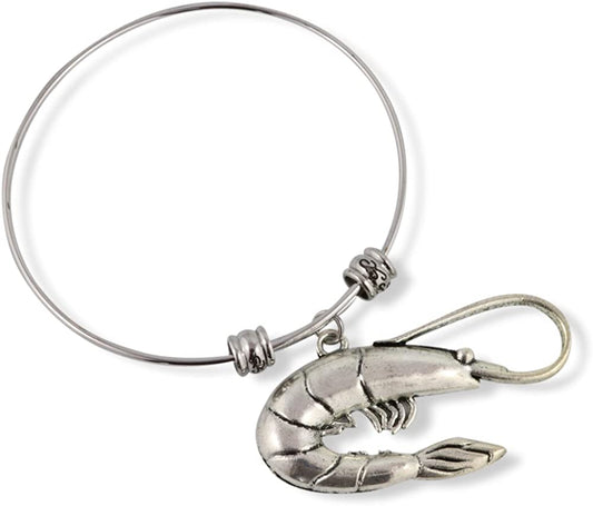 Emerald Park Jewelry Shrimp Large Fancy Bangle