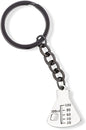 EPJ Chemistry Science Flask Measuring Charm Keychain