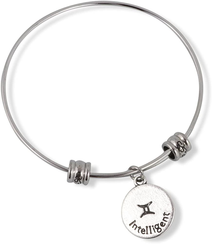 Emerald Park Jewelry Gemini Horoscope Astrology Fancy Bangle