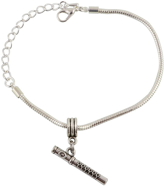 Flute Bracelet | Gift for Men Women Musician Teacher Student Orchestra
