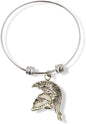 Emerald Park Jewelry Trojan Soldier Helmet Fancy Charm Bangle