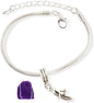 Canoe Charm Bracelet | Canoe and Rower Stainless Steel Snake Chain Charm Bracelet