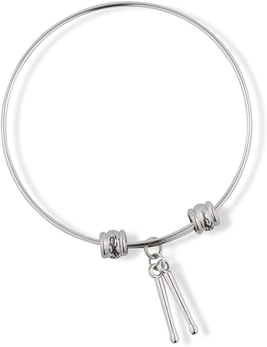 EPJ Drum Sticks Small Drumming Instruments Fancy Charm Bangle
