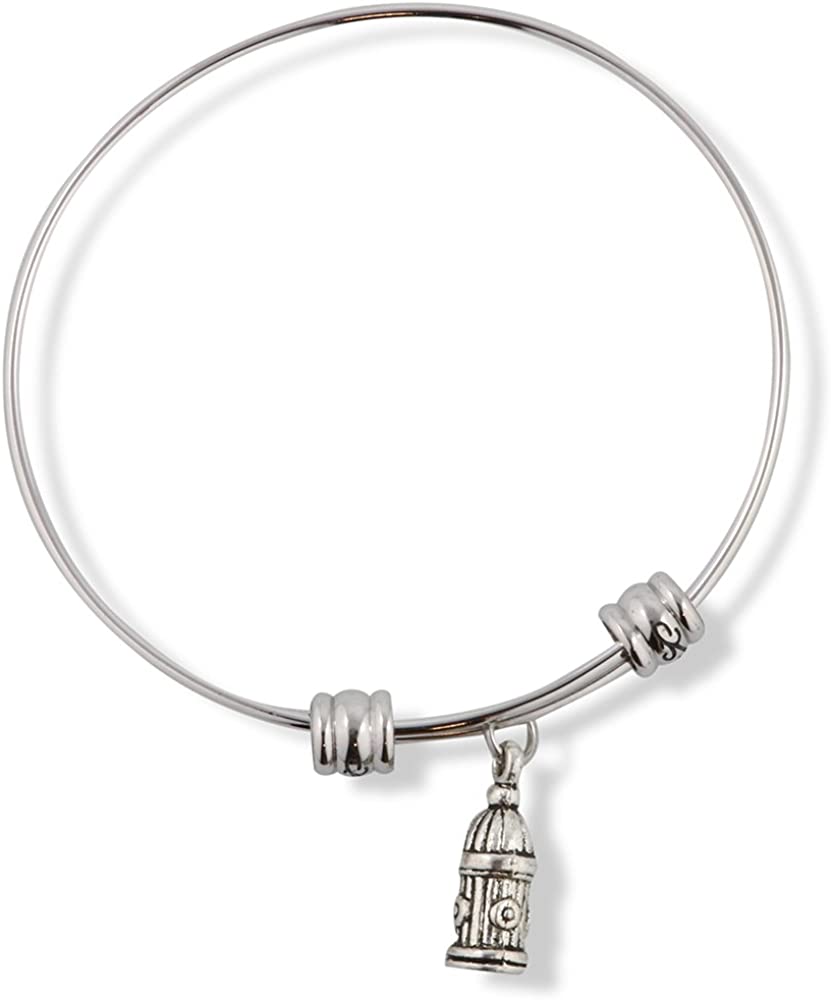 Emerald Park Jewelry Fire Hydrant Bracelet | Fancy Charm Bangle