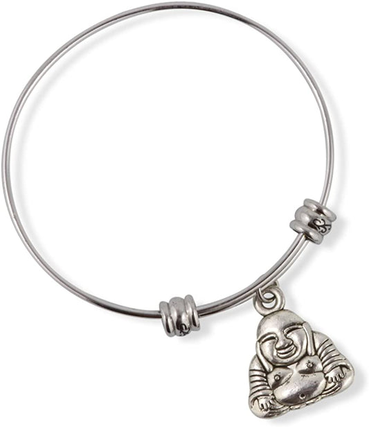 Buddha Bracelet | Buddha Large 3D Fancy Bangle