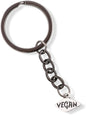 EPJ Vegan Text Charm Keychain