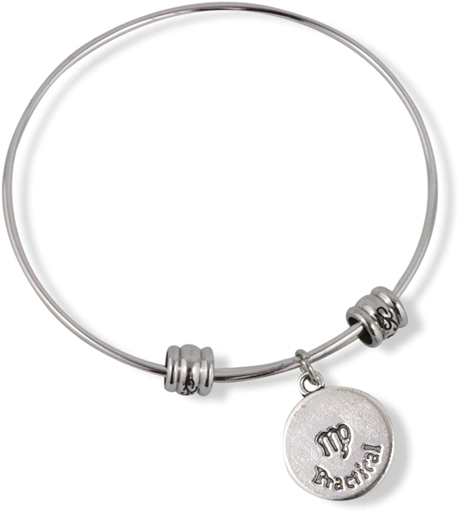 Emerald Park Jewelry Virgo Horoscope Astrology Fancy Charm Bangle