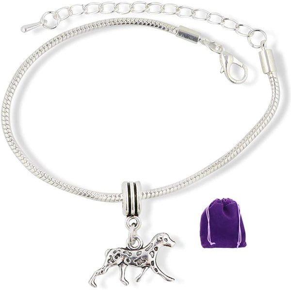 Dalmatian Bracelet Gift Gifts For A Proud Dog Owner Mom Dad Boys Girls Teens Jewelry Jewlry Charm Mom Accessories Stuff Gift for Men Women Decor Dalmation