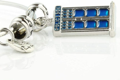 Police Box Bracelet | Bangle for Fans of The Popular TV Series for Men Women Police Decor Call Box Policeman Box Stainless Steel Hypoallergenic Jewelry