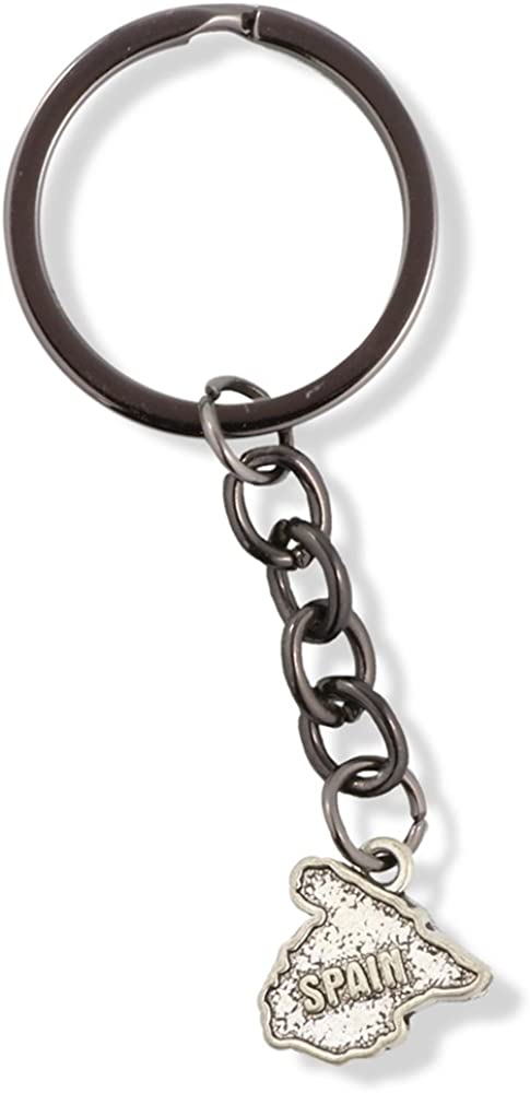 EPJ Spain Country Map Charm Keychain