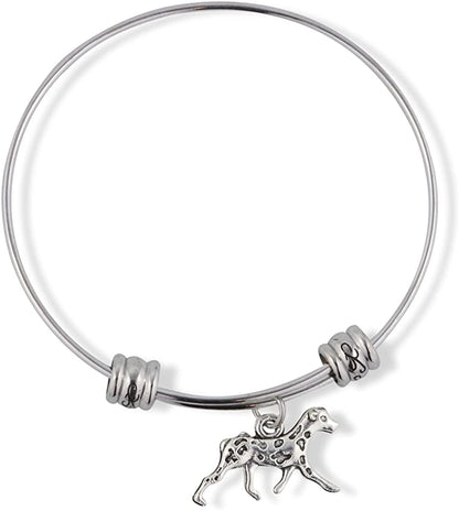 Dalmatian Bracelet Bangle Gift Gifts For A Proud Dog Owner Mom Dad Teens Jewelry Jewlry Charm Mom Accessories Stuff Gift for Men Women Decor Dalmation