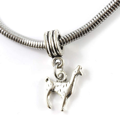 Llama Bracelet | Stainless Steel Snake Chain Bracelet