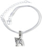 Emerald Park Jewelry Pug French Bulldog Dog Snake Chain Charm Bracelet