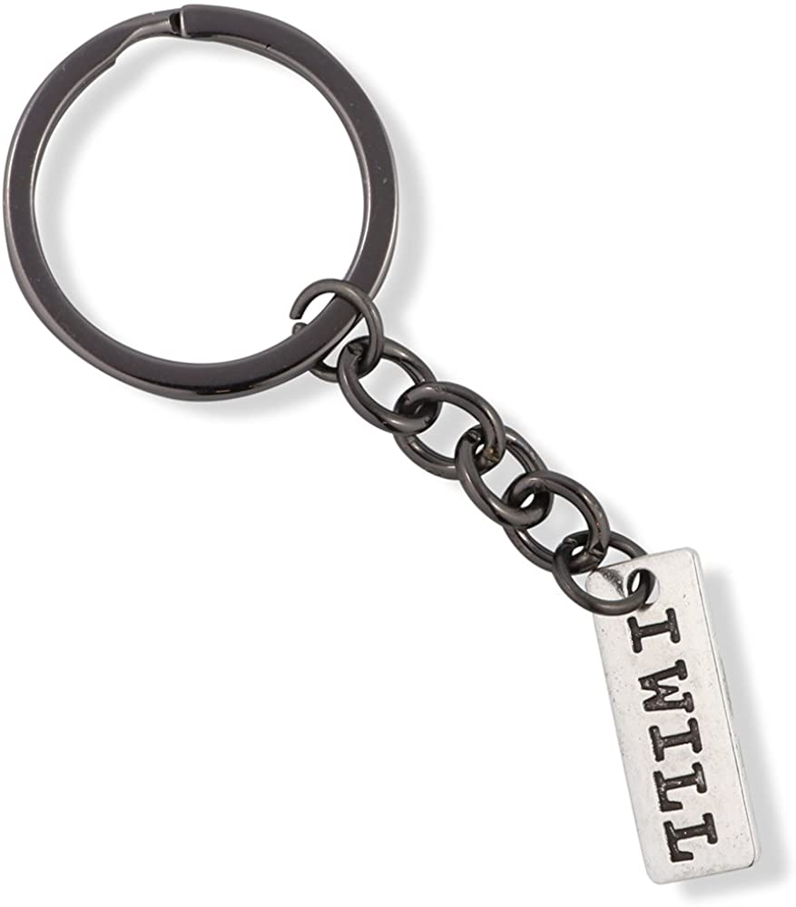 Emerald Park Jewelry I Will Text Charm Keychain