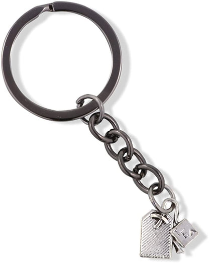 EPJ Tea Bag Tea Lovers Drinkers Charm Keychain