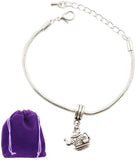 Tea Jewelry | Teapot Bracelet Hypoallergenic Stainless Steel Snake Chain Charm Bracelet The perfect Teapot Jewelry for Women or Men can also be Tea Cup Jewelry