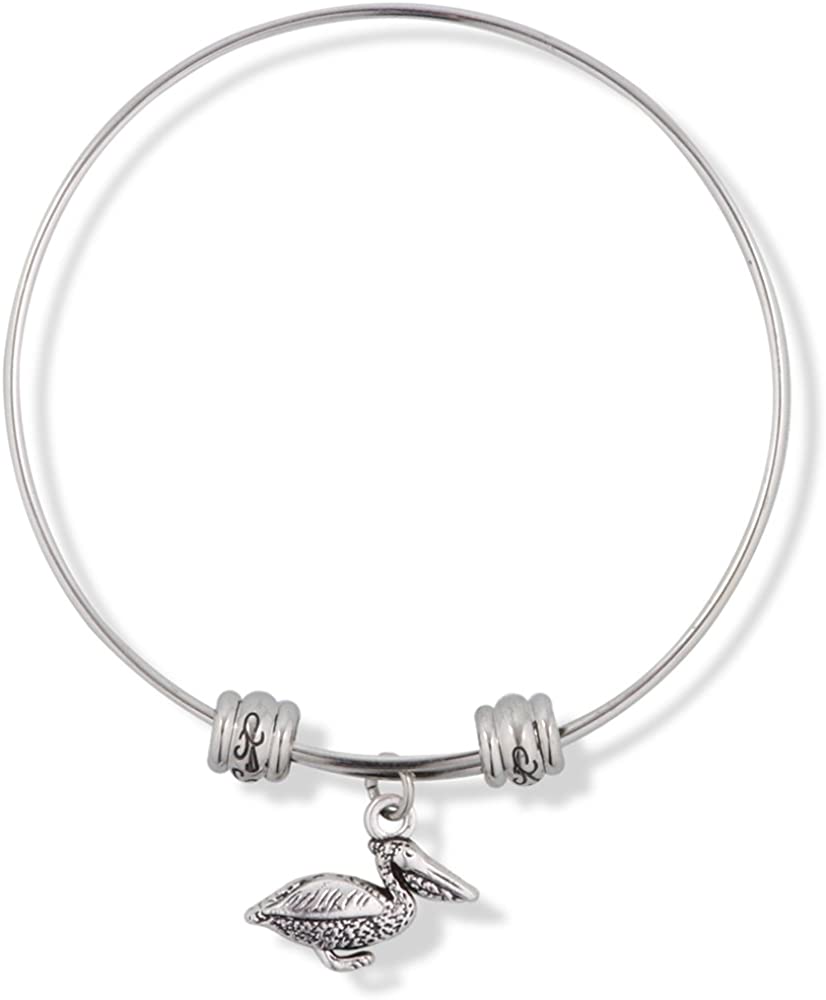 EPJ Pelican Bird Fancy Charm Bangle