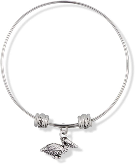 EPJ Pelican Bird Fancy Charm Bangle