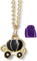 Emerald Park Jewelry Pumpkin Carriage Charm Gold Coloured Chain Necklace