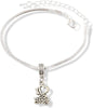 EPJ I Love to Blog Text Snake Chain Charm Bracelet