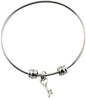 Emerald Park Jewelry Heart Key Bangle