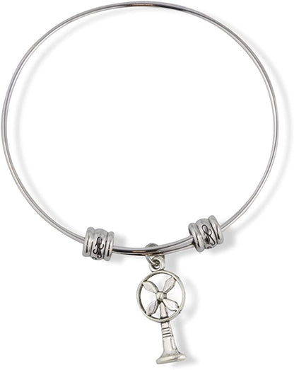 Fan for a Desk Fancy Charm Bangle