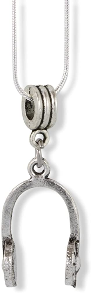 Emerald Park Jewelry Headphones Necklace | Music Charm Snake Chain Pendant