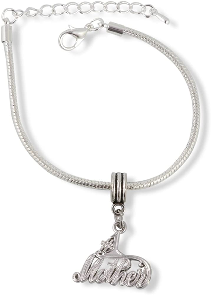 #1 Mother Snake Chain Charm Bracelet