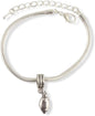 Emerald Park Jewelry Football Snake Chain Charm Bracelet