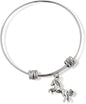 Emerald Park Jewelry Horse on Hind Legs with Bushy Tail Fancy Charm Bangle
