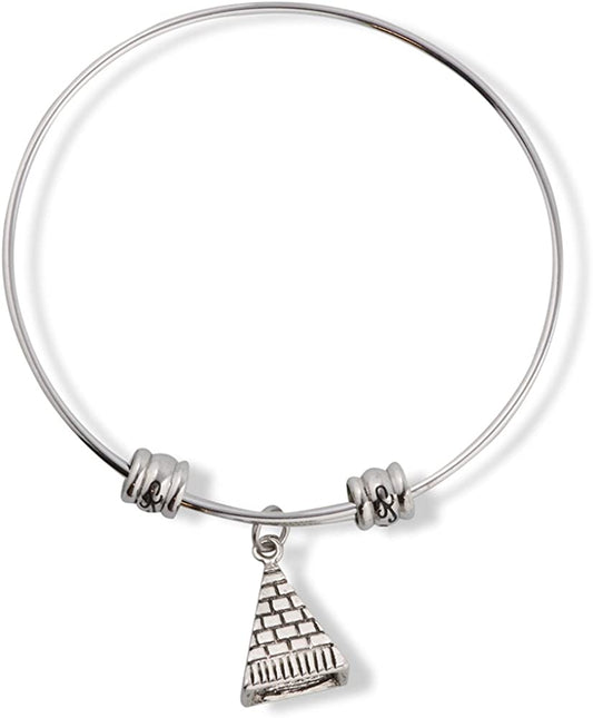 Egyptian Jewelry | Pyramid Bracelet Charm Fancy Bangle