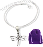 Dragonfly Gifts for Women | Dragonfly Jewelry Hypoallergenic Stainless Steel Snake Chain Charm Bracelet Give the Great Gift of Dragonfly Bracelets for Women for those that Love Dragon Fly Jewlery