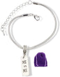 Me vs Me Bracelet | Inspirational Sayings Stainless Steel Snake Chain Charm Bracelet