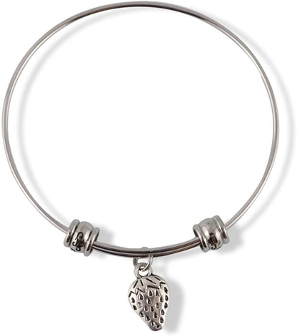 Emerald Park Jewelry Strawberry Fruit Fancy Bangle