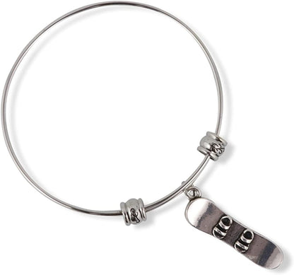 Snowboard Fancy Bangle